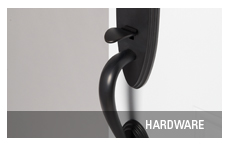 Terrace door hardware