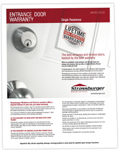 US Entrance Door Warranty