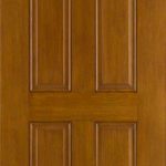 Fiberglass 6 Panel Square Top door