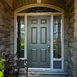 Entrance door - single with sidelite