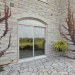 Patio door installation exterior