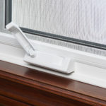 Casement window handle open