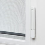 Casement window lock closed