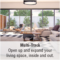 MultiTrack patio doors